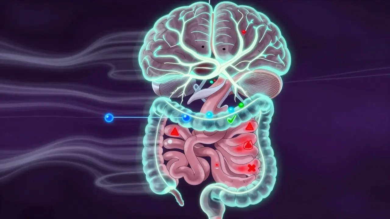 Neural pathway visualization of opioid receptor activation